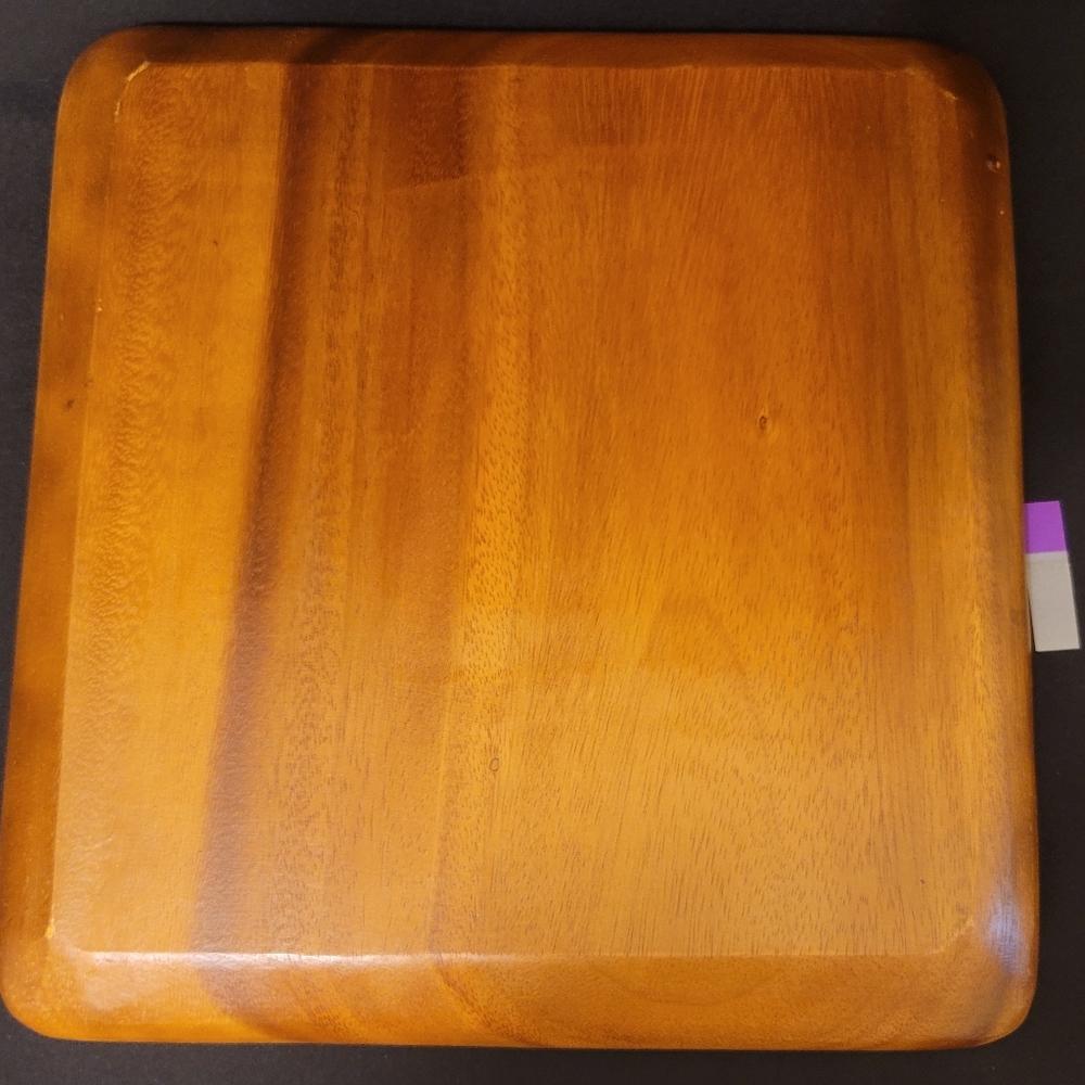 Y2K wooden dinner/charger plate - Picture 3 of 4